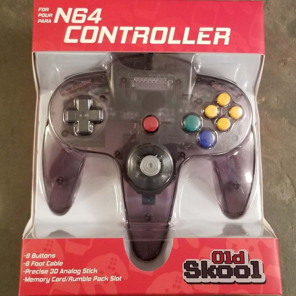 N64 Controller GamePad - Atomic Purple (NEW) - Nintendo64 - Nintendo - Old Skool
